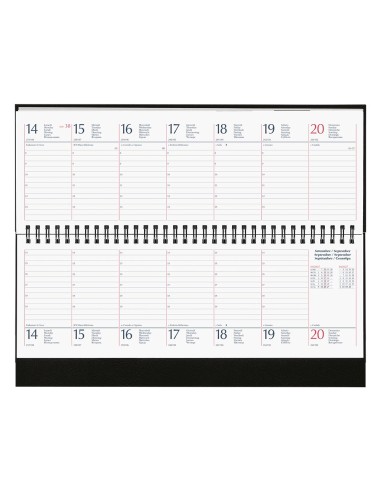 EGADI  DA TAVOLO SETTIMANALE WIRE-O ORIZZONTALE 10,5x29,7